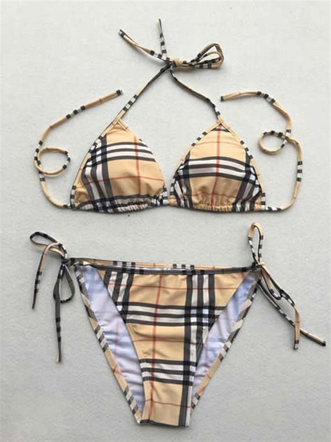 burberry bikini fake|burberry turquoise lindy swimsuit.